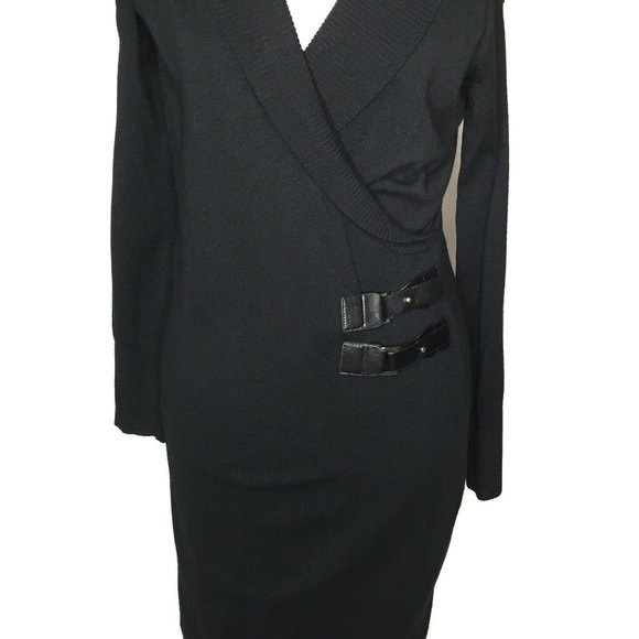 Colleen Lopez Cold Shoulder Faux Wrap Dress - Picture 4 of 6